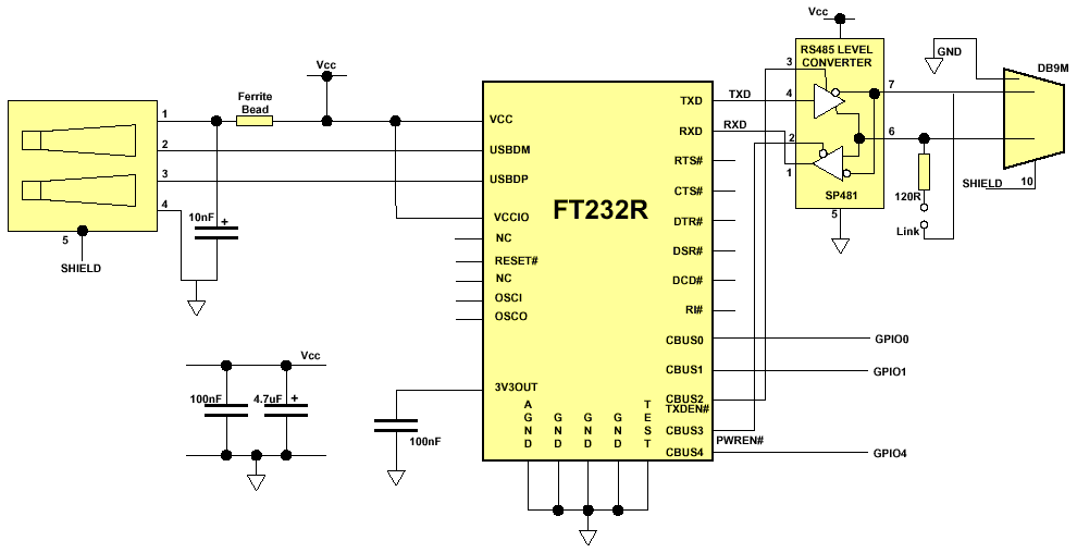 Адаптер USB - RS485